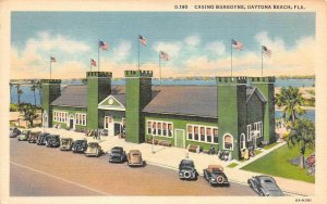 DAYTONA BEACH, Florida FL    CASINO BURGOYNE  ca1940's Curteich Linen Postcard