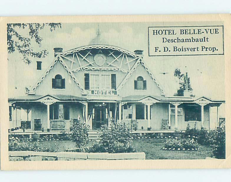 Pre-Chrome BELLE-VUE MOTEL Deschambault-Grondines - Near Trois-Rivieres QC F6570