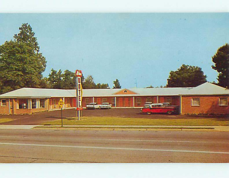 Unused Pre-1980 OLD CARS & MILAN MOTEL Claymont Delaware DE u0824@