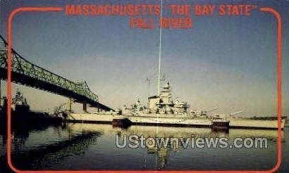 USS Mass. BB - Fall River, Massachusetts MA