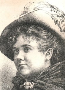 1880s Victorian Scrap Cards Lovely Actresses Lot Of 7 F161