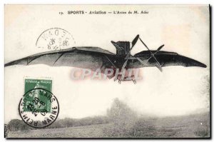 Old Postcard Jet Aviation Aircraft M Ader