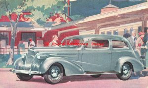 Advertising Postcard, 1937 Chevrolet Town Sedan