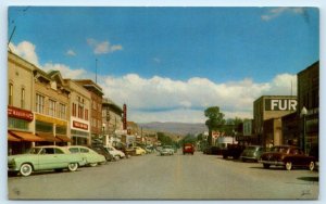 MONTPELIER, ID Idaho ~ STREET SCENE  c1950s Cars Bear Lake County  Postcard