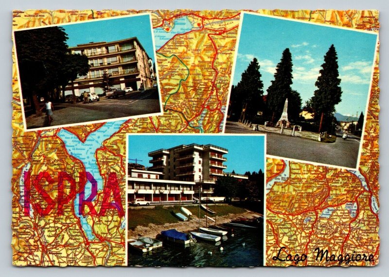 c1965 Ispra, Lake Maggiore Italy 4x6 VINTAGE Postcard 0454