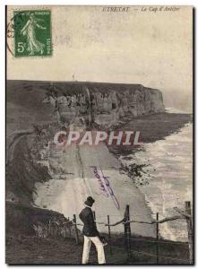 Etretat Old Postcard The cap d & # 39Antifer
