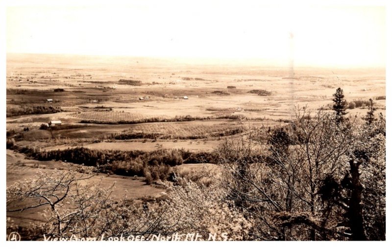 Nova Scotia  Aerial View fromm Look off North Mt RPC