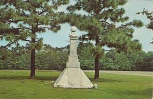 Bentonville NC, Confederate Monument, Civil War Battlefield, Chrome PC 1960's