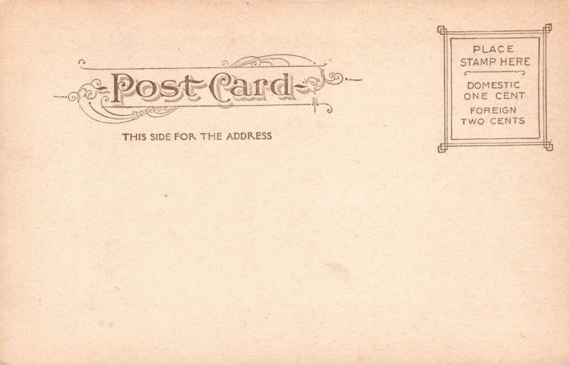 Vintage Postcard Van Winkle Gates Brown University Providence Rhode Island R. I.