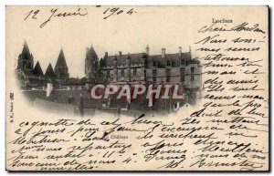 Old Postcard Loches castle