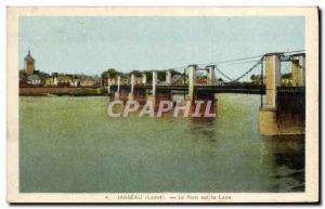 Old Postcard Jargeau The Bridge On the Loire