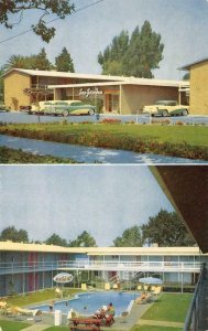 Boatel Motor Lodge in Oakland CA Roadside Postcard