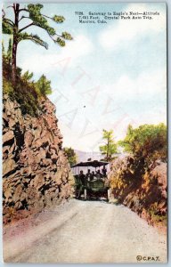 c1910s Manitou CO Gateway to Eagles Nest Crystal Park Auto Tour Trip Car PC A206