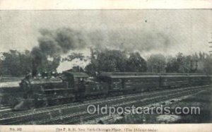 The P.R.R. New York - Chicago Flyer Train Locomotive  Steam Engine 1907 posta...