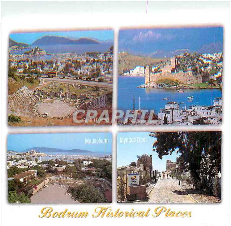 Postcard Modern Bodrum Mugla Turkiye Bodrum Historical Places