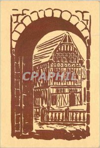 Postcard Modern Old Porte Saint Jean Joigny House of Wood