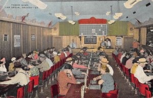 Las Vegas Nevada Tango Game Gambling Hall Interior Vintage Postcard AA44072