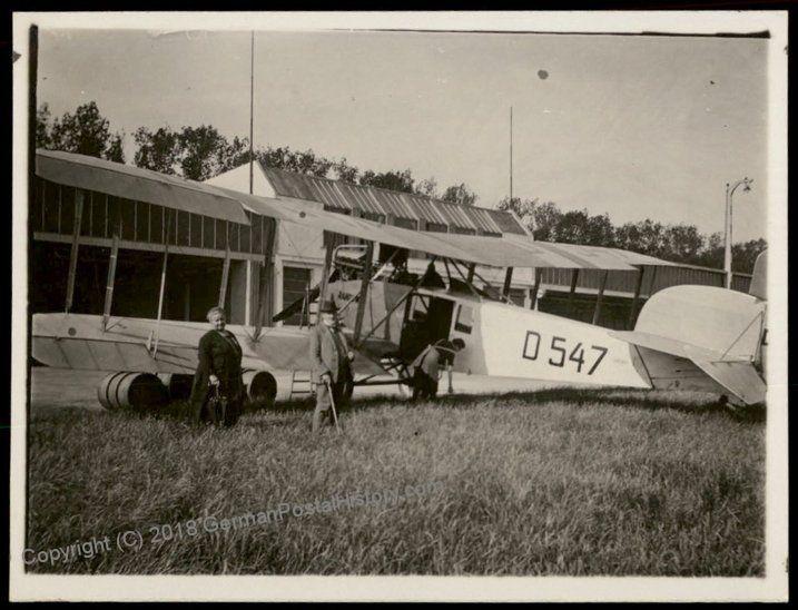 Germany 1926 Luft-Fahrzeug-Gesellschaft LFG 18 Airplane Original Photograp  64934