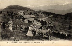 CPA AIX-les-BAINS Le Revard et le Mont-Blanc (681653)