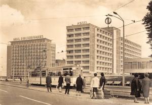 B99388 tramway tram hotel warnow rostock germany real photo