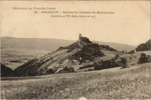 CPA Besancon Ruines du Chateau de Montfaucon FRANCE (1098665)