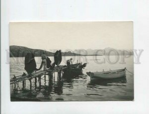472782 Spain Mallorca fishermen Vintage photo postcard