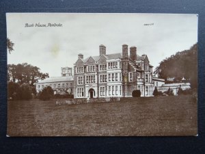 Wales Pembrokeshire BUSH HOUSE c1907 RP Postcard by Valentine