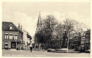 St Maurice Street Breda Dutch Holland Village 1945 WW2 Old Wartime Postcard