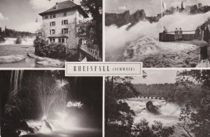 Switzerland Rheinfall Multi View 1955 Photo