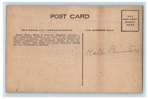 c1910s King's House Home of Governor, Kingston Jamaica Posted Postcard