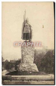 Old Postcard Winchester King Alfred's Statue