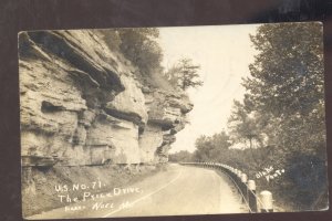 RPPC NOEL MISSOURI U.S. HIGHWAY 71 THE PRIZE DRIVE M VINTAGE REAL PHOTO POSTCARD