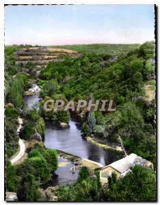 Modern Postcard Picturesque Creuse Creuse Anzeme The Banks of the Creuse