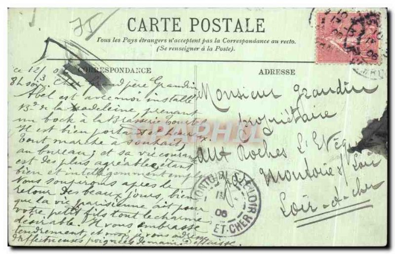 Old Postcard paris Boulevard de la Madeleine