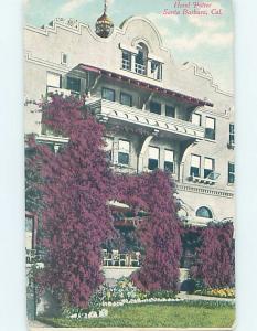 Unused Divided-Back HOTEL SCENE Santa Barbara California CA B1934