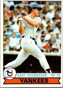 1979 Topps Baseball Card Gary Thomasson New York Yankees