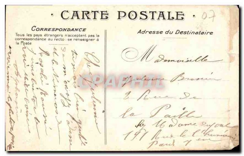 Postcard Old Vas les Bains Source Beatrix