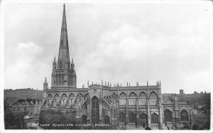 BR67768 real photo st mary redcliffe church bristol  uk