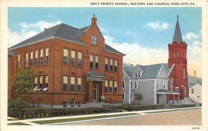 Holy Trinity School Rectory, Church - Ford City, Pennsylvania PA  