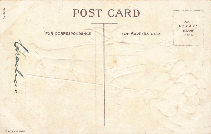 Ellen Clapsaddle Boy Balloons Valentine's Greetings Artist Signed Postcard