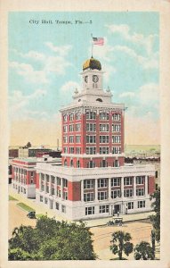 TAMPA FLORIDA~CITY HALL~ANTIQUE VINTAGE POSTCARD