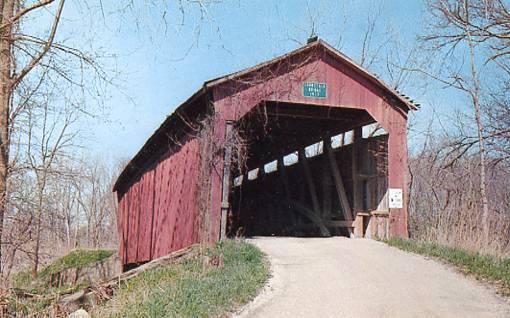 IN - Raccoon, Putnam County. Cornstalk Covered Bridge