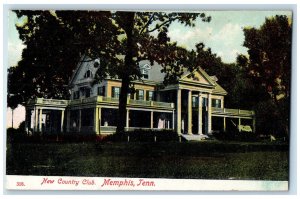 New Country Club House Exterior Scene Memphis Tennessee TN Vintage Postcard 