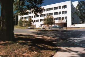 CONTINENTAL SIZE POSTCARD PLANT SCIENCE BUILDING UNIVERSITY OF ARKANSAS CAMPUS