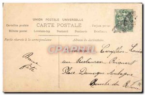 Old Postcard Fancy Man Louis Surname