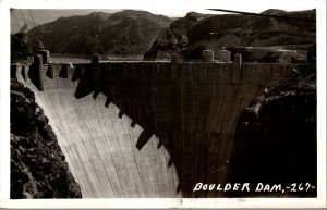 Real Photo Postcard Boulder Hoover Dam near Boulder City, Nevada~1618