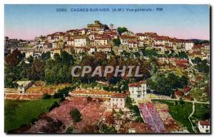 Cagnes sur Mer - Generale view - Old Postcard