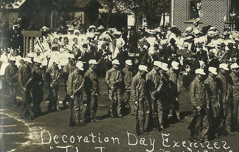 Winthrop MINNESOTA RP 1910 JUNIOR MILITIA Decoration Day nr New Ulm Gaylord