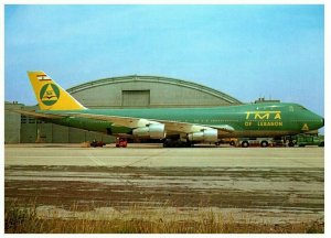 TMA of Lebanon Boeing 747 1323F Airplane Postcard