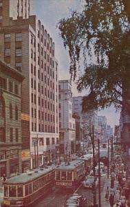 Canada Montreal Ste Catherine Street Looking West